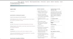Desktop Screenshot of computationalculture.net